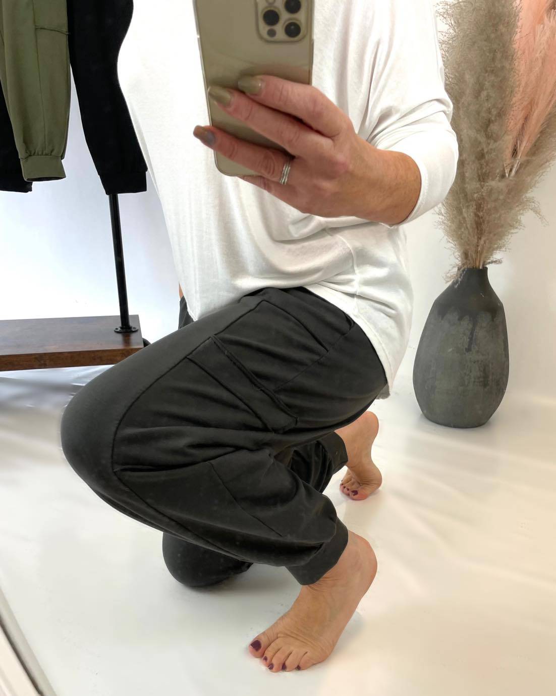 Tanya Cargo Joggers 8-16 Slate - Susie's Boutique