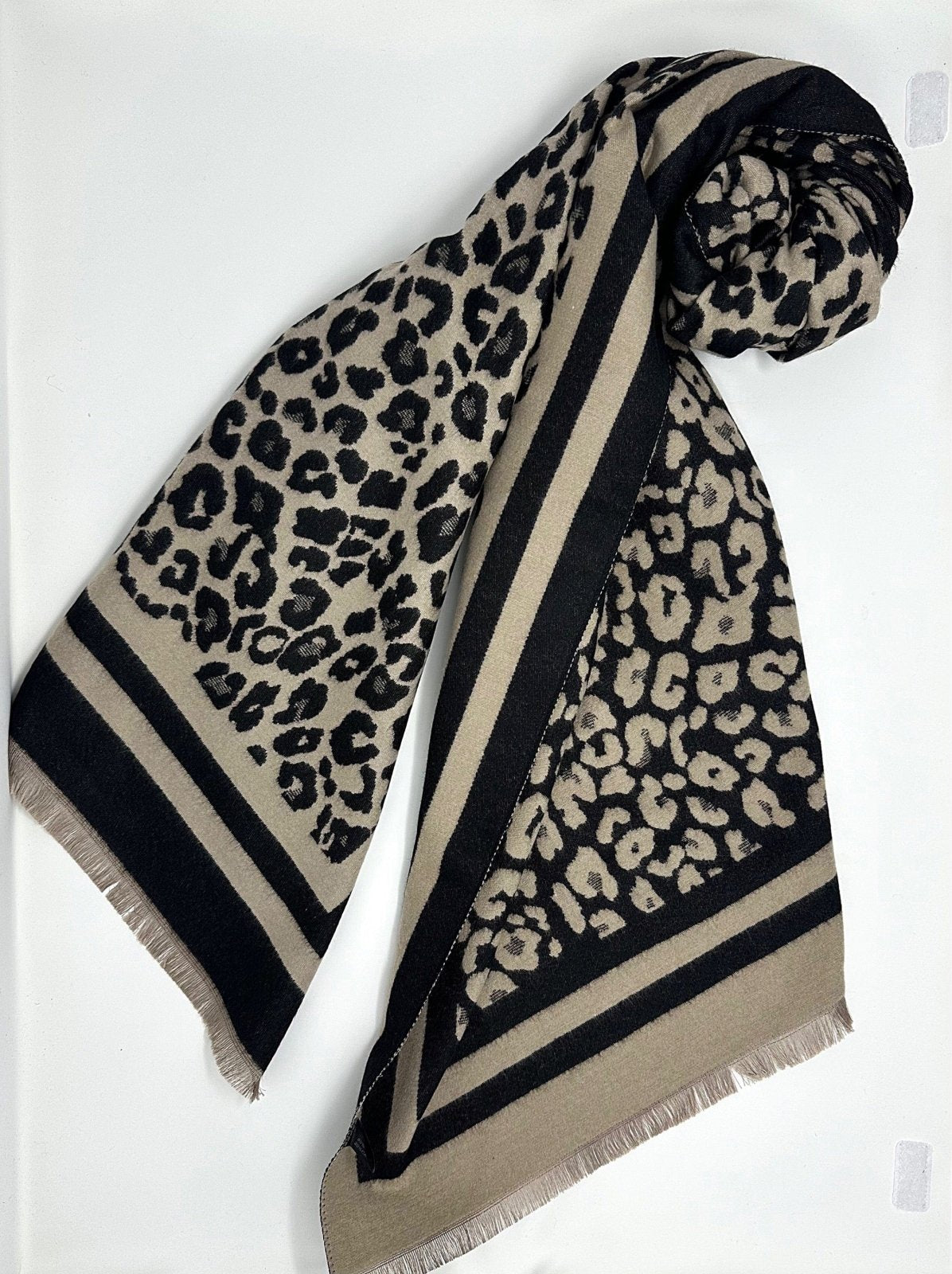 Cashmere mix Leopard Reversible Scarf (5 Colours) - Susie's Boutique - | Women's Fashion Online