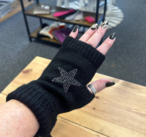 Fingerless Star Gloves (3 Colours) - Susie's Boutique - | Women's Fashion Online
