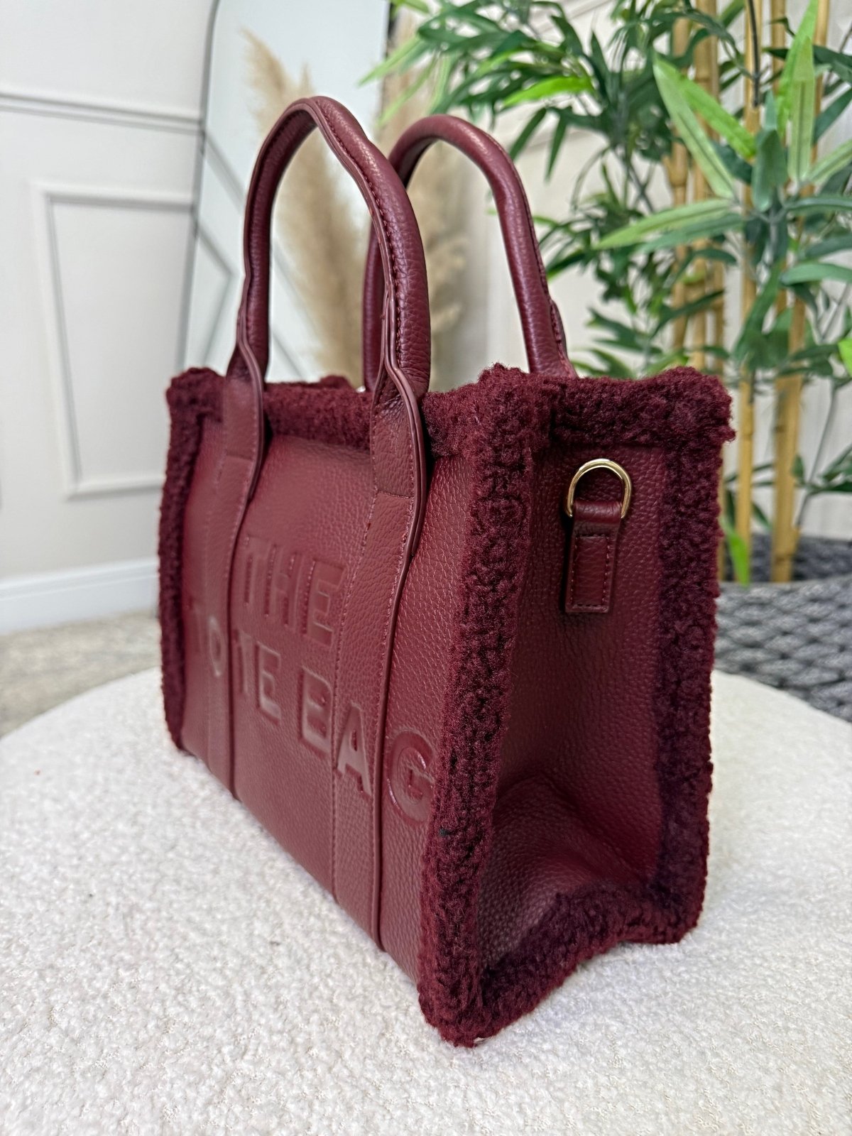 The Teddy Trim Tote Bag ( 6 colours ) - Susie's Boutique - | Women's Fashion Online
