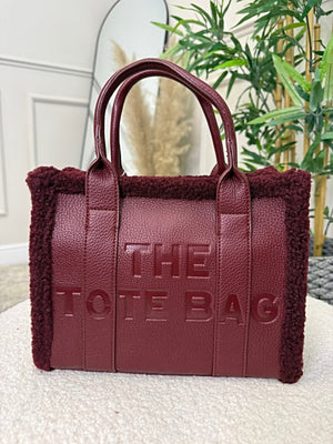 The Teddy Trim Tote Bag ( 6 colours ) - Susie's Boutique - | Women's Fashion Online