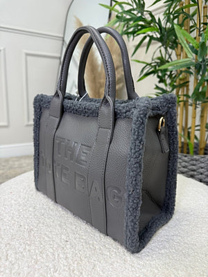 The Teddy Trim Tote Bag ( 6 colours ) - Susie's Boutique - | Women's Fashion Online