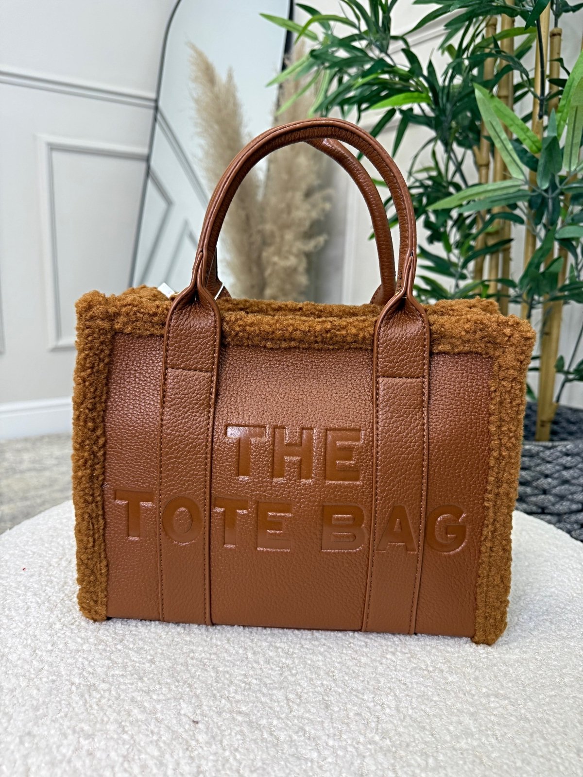 The Teddy Trim Tote Bag ( 6 colours ) - Susie's Boutique - | Women's Fashion Online
