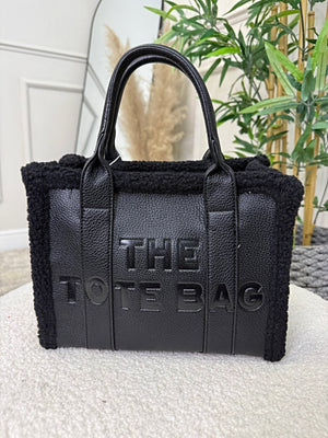 The Teddy Trim Tote Bag ( 6 colours ) - Susie's Boutique - | Women's Fashion Online