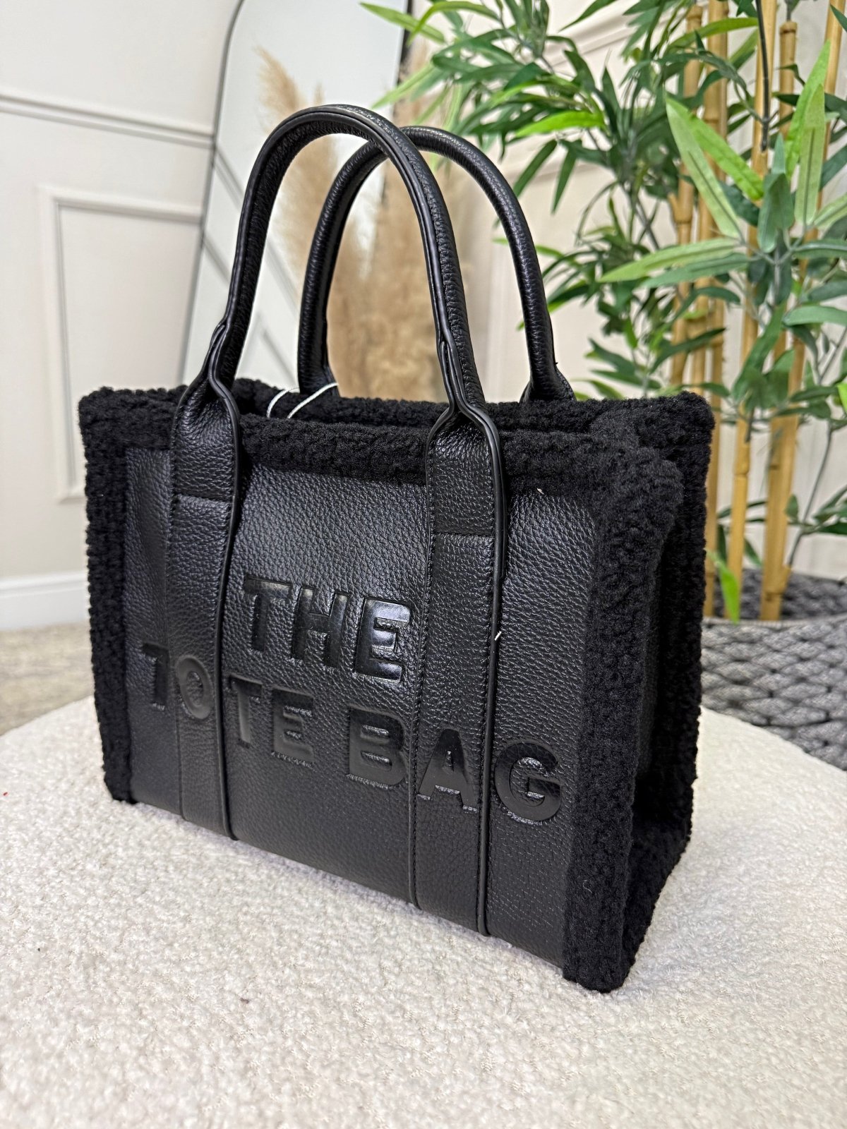The Teddy Trim Tote Bag ( 6 colours ) - Susie's Boutique - | Women's Fashion Online
