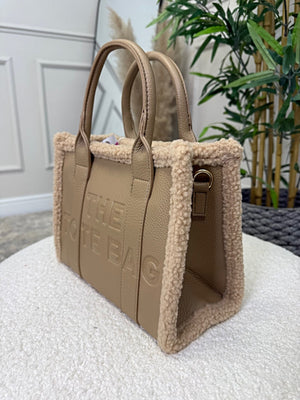 The Teddy Trim Tote Bag ( 6 colours ) - Susie's Boutique - | Women's Fashion Online