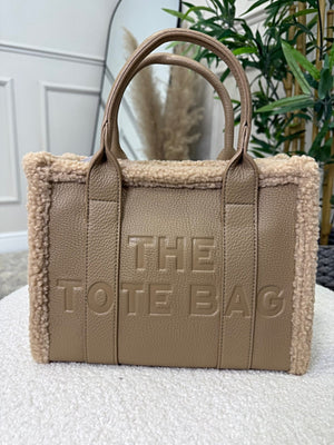 The Teddy Trim Tote Bag ( 6 colours ) - Susie's Boutique - | Women's Fashion Online