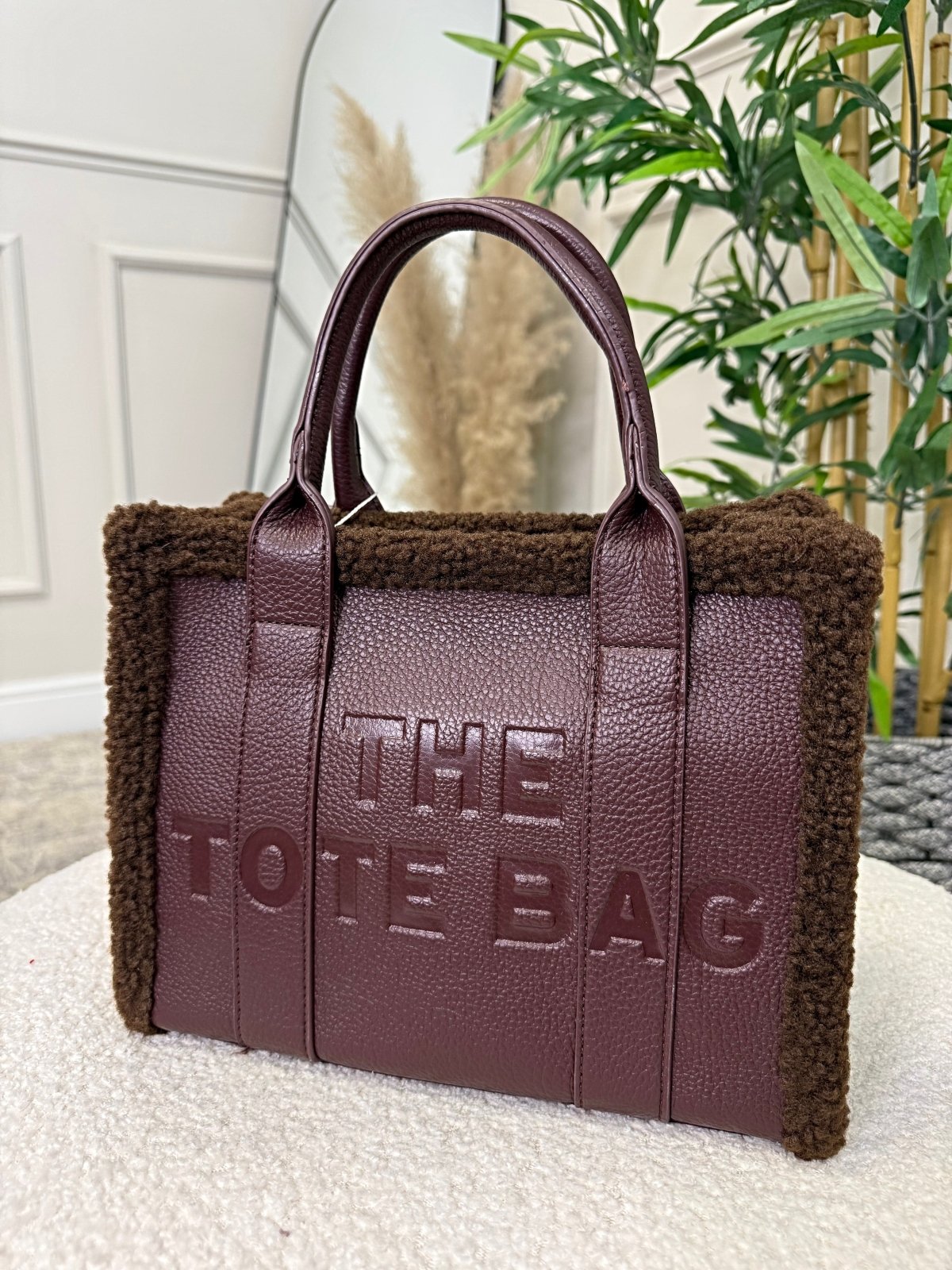 The Teddy Trim Tote Bag ( 6 colours ) - Susie's Boutique - | Women's Fashion Online