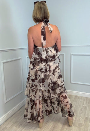 Delilah Cow Print Maxi Dress 8 - 14 exclusive - Susie's Boutique - | Women's Fashion Online
