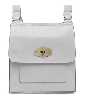Large Tilly Messenger Crossbody Bag Grey - Susie's Boutique - | Women's Fashion Online