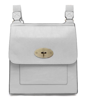 Large Tilly Messenger Crossbody Bag Grey - Susie's Boutique