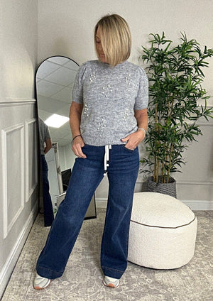 G - Smack Ember Wide - Leg Stretch Denim Drawstring Jeans – Sizes 8–18 - Susie's Boutique - | Women's Fashion Online