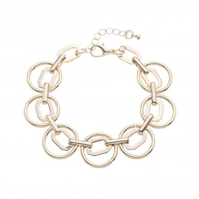 Chain Link Gold  Bracelet B437