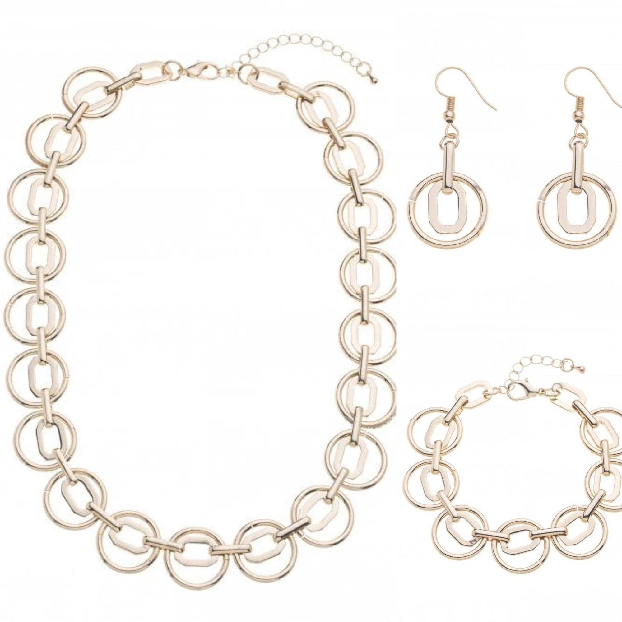Chain Link Gold  Bracelet B437