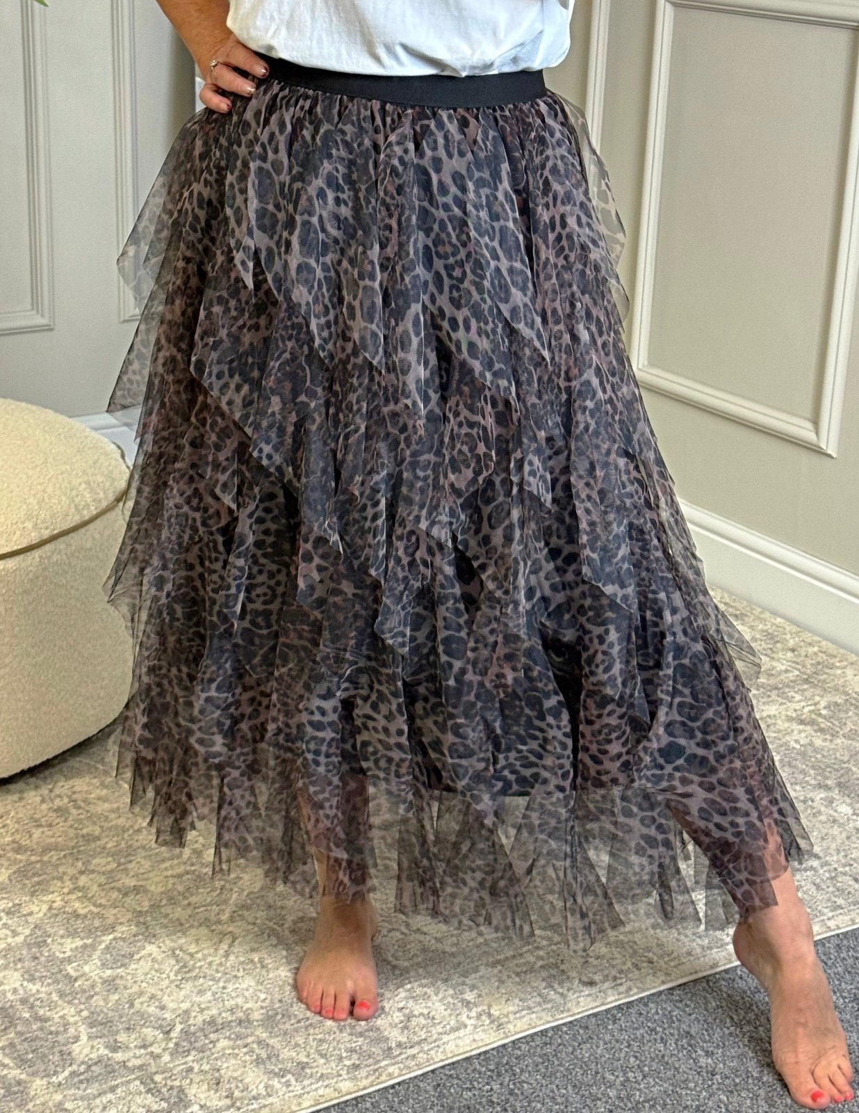 Lori Leopard Print Layered Tulle Skirt – Size 8–18 - Susie's Boutique - | Women's Fashion Online