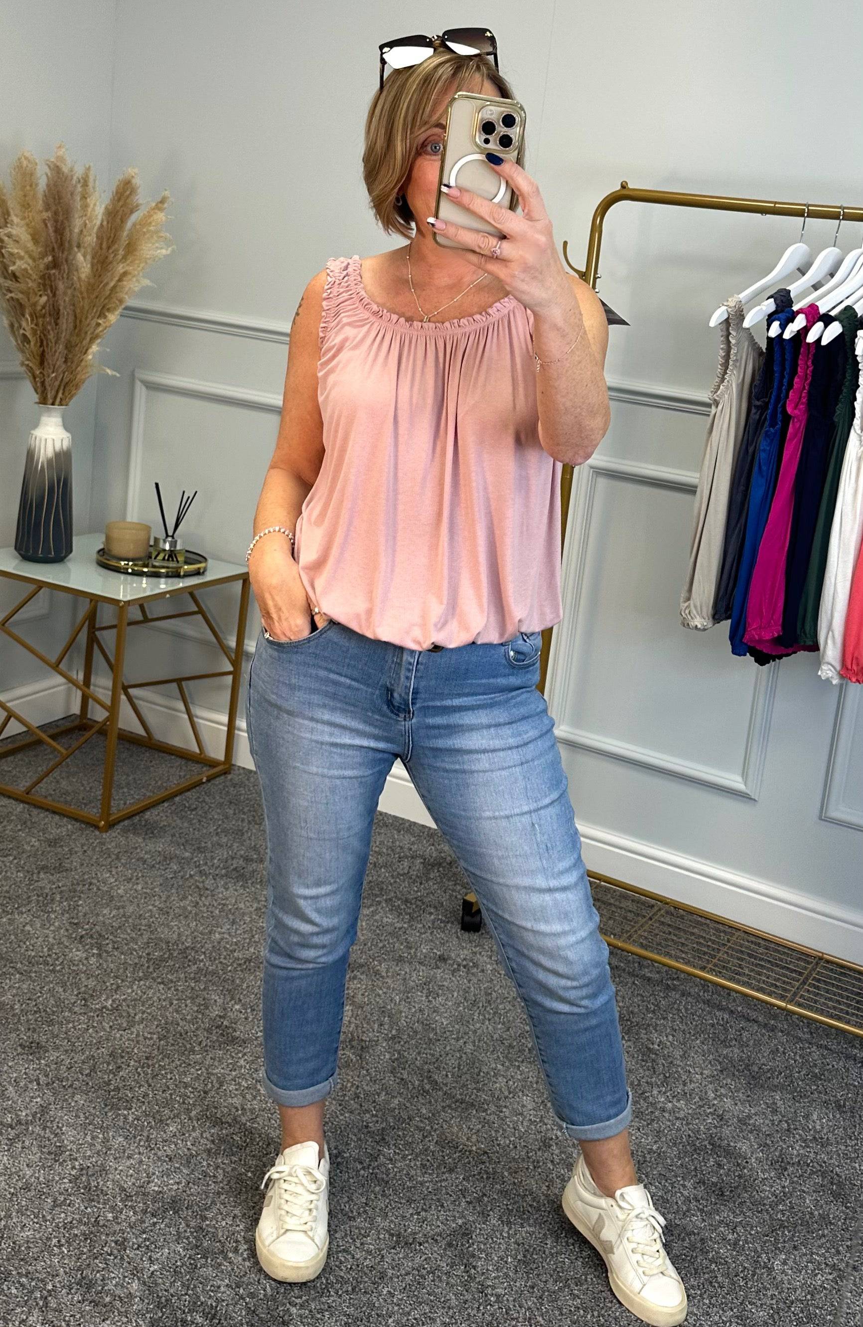 Leanna Bubble Vest 8-18+ Blush