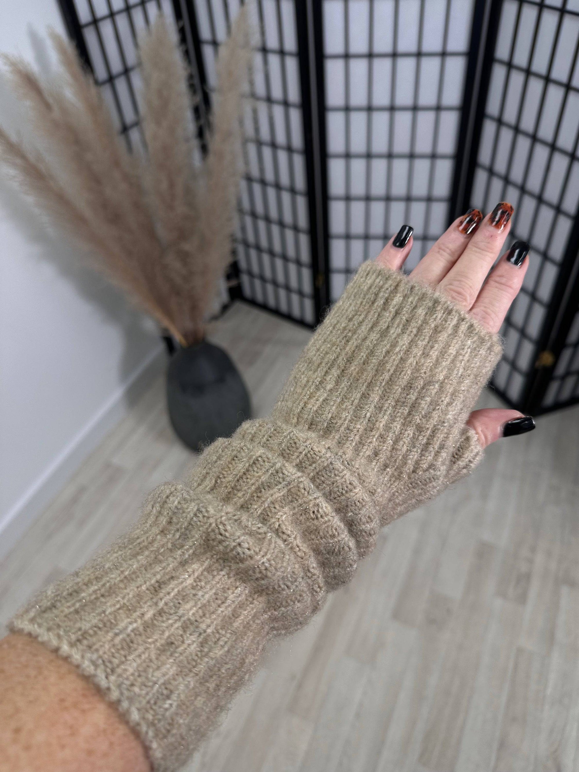 Long Length Fingerless Gloves (4 Colours)