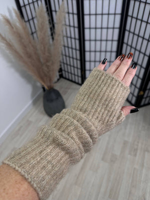 Long Length Fingerless Gloves (4 Colours)