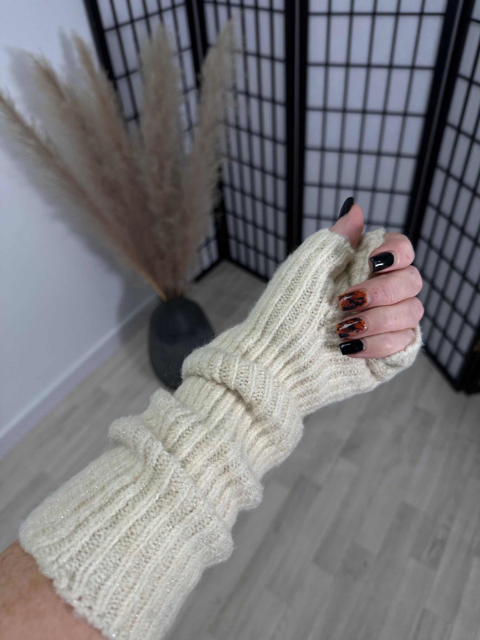Long Length Fingerless Gloves (4 Colours)