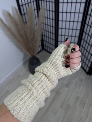 Long Length Fingerless Gloves (4 Colours)