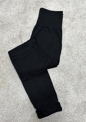Ultra High Waist Fleece Lined Stretchy Leggings 10-18