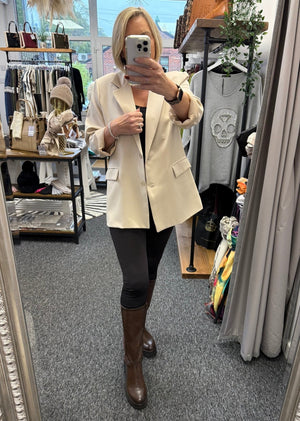 Ultra High Waist Fleece Lined Stretchy Leggings 10 - 18 Chocolate - Susie's Boutique - | Women's Fashion Online