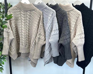 Winnie Cable Knit jumper 10 - 18 - Susie's Boutique - | Women's Fashion Online