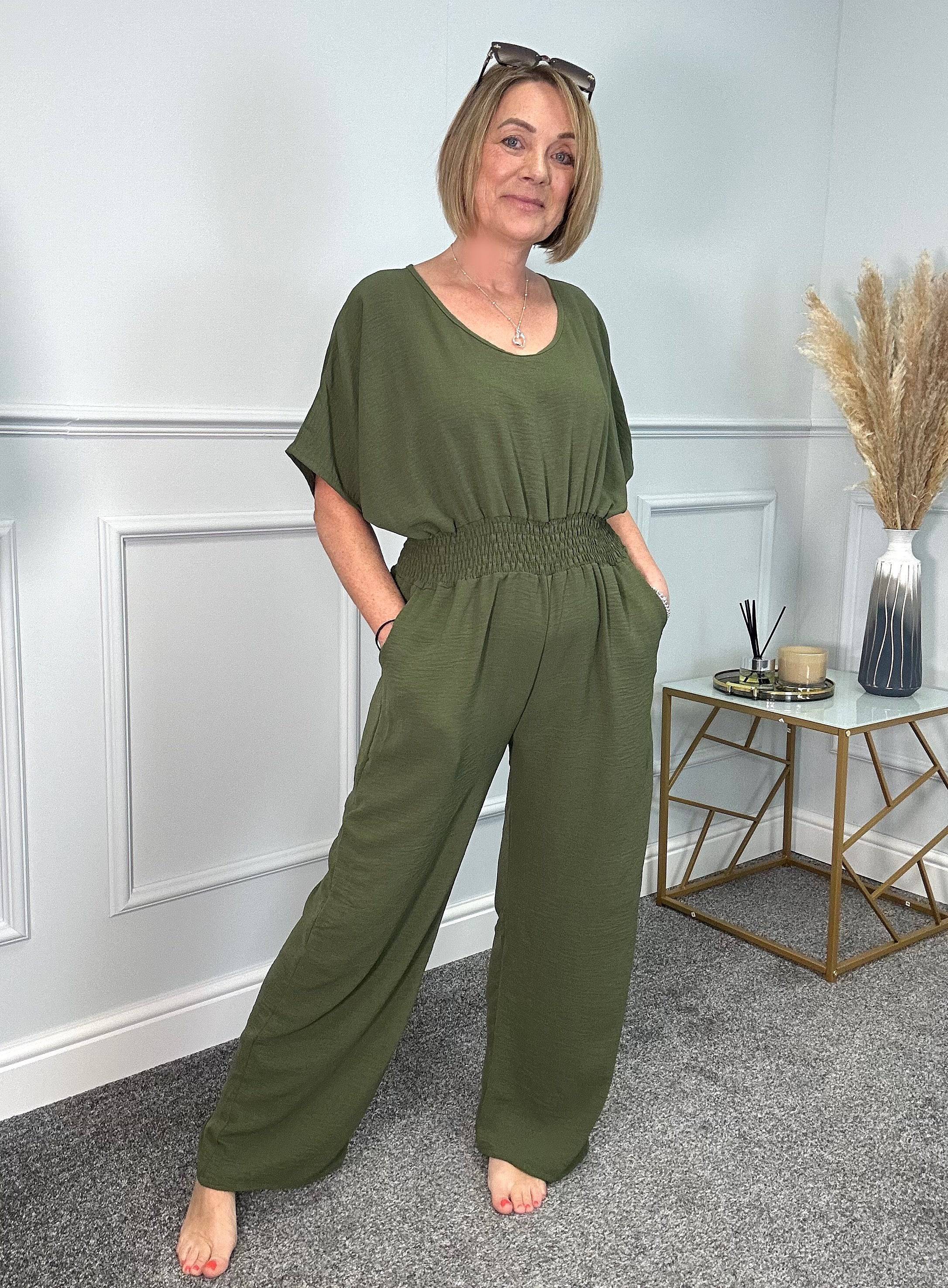 Charlotte Straight Leg Jumpsuit 10 18 NO RETURNS ON SALE ITEMS Susie s Boutique