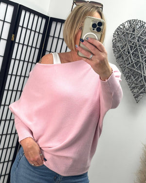 Wren Batwing Jumper 10-18 Pink - Susie's Boutique