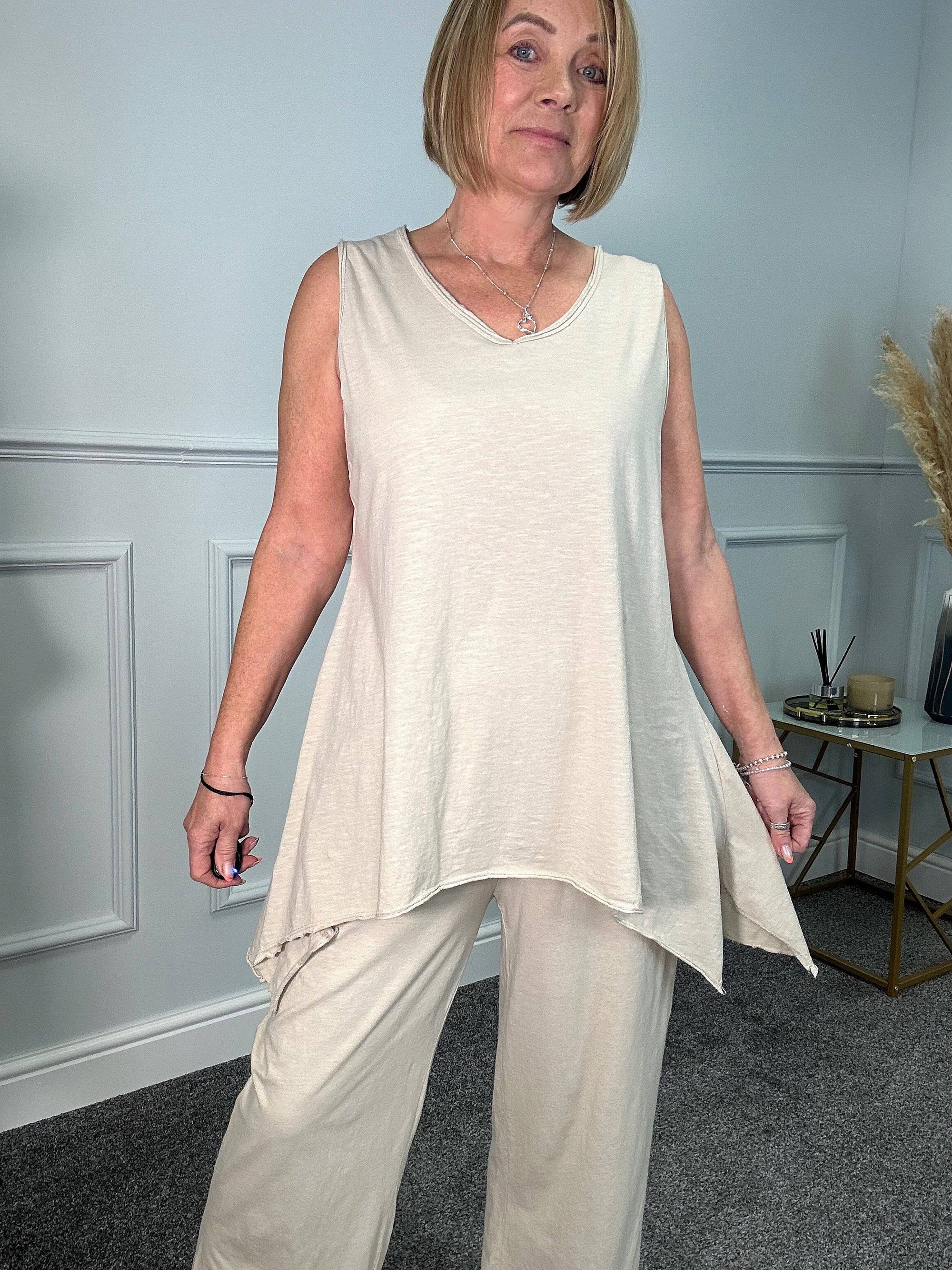 Molly Hanky Hem Vest 10-18 NO RETURNS ON SALE ITEMS - Susie's Boutique