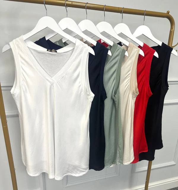 Elsa Satin Front Swing Vest 10-18 NO RETURNS ON SALE ITEMS