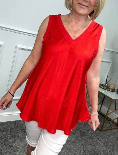 Elsa Satin Front Swing Vest 10-18 NO RETURNS ON SALE ITEMS