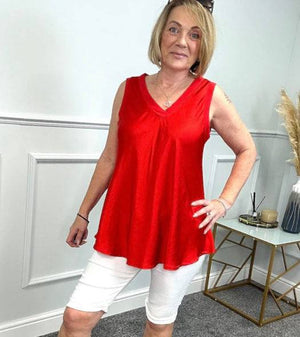 Elsa Satin Front Swing Vest 10-18 NO RETURNS ON SALE ITEMS