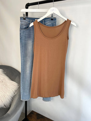 Longline Layering Stretch Vest 8-16 - Susie's Boutique