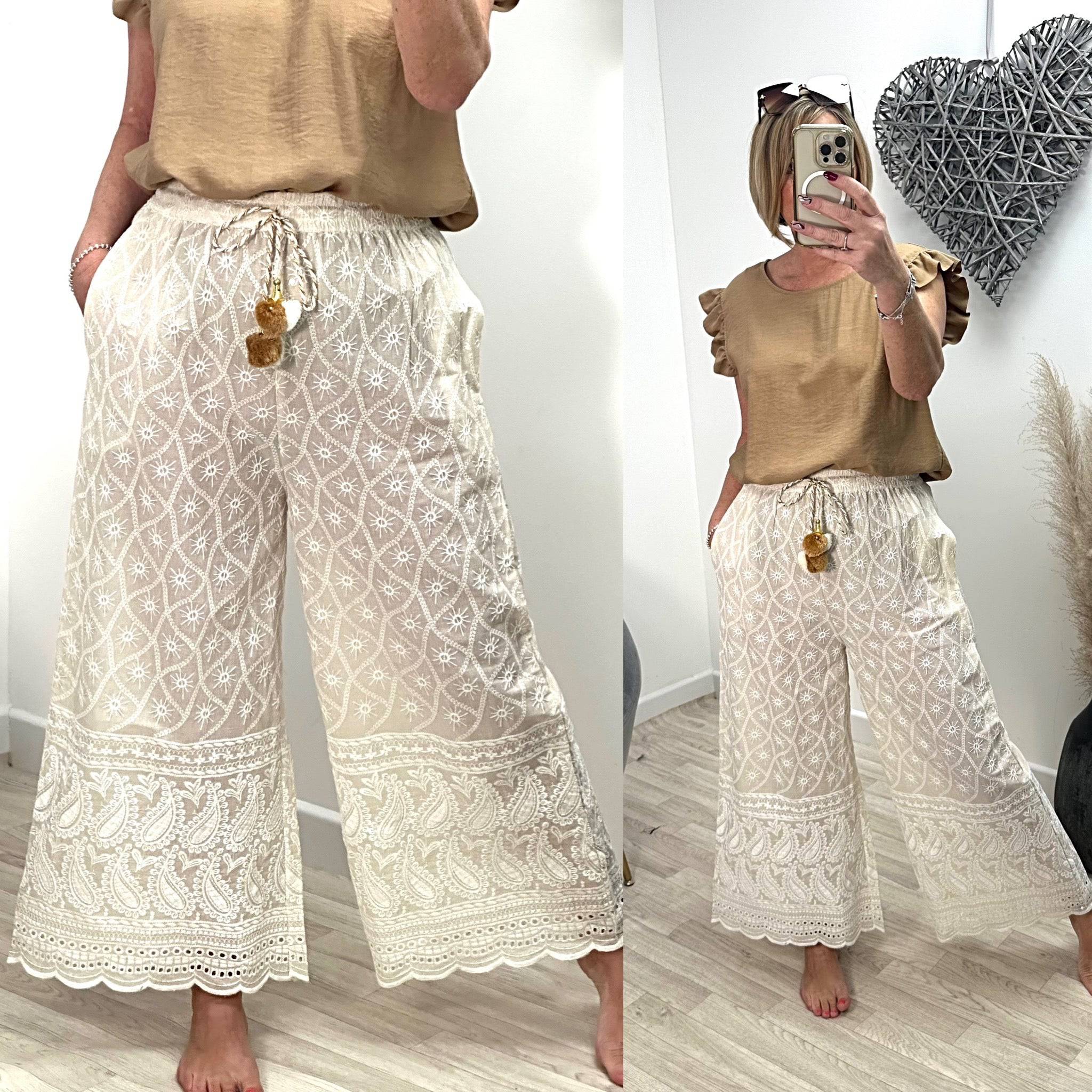 Wide leg trousers sale online