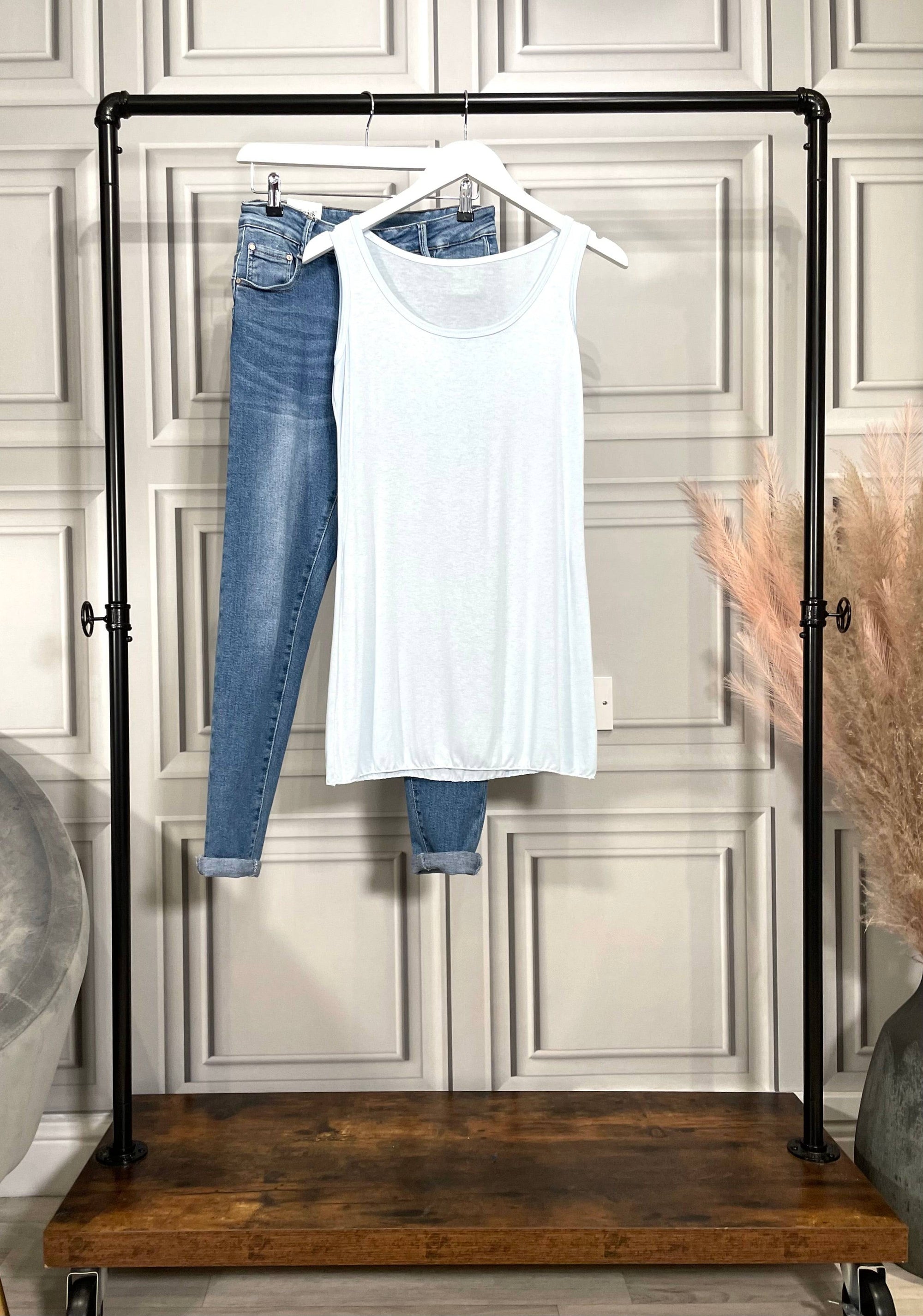 Longline Layering Stretch Vest 8-16 - Susie's Boutique