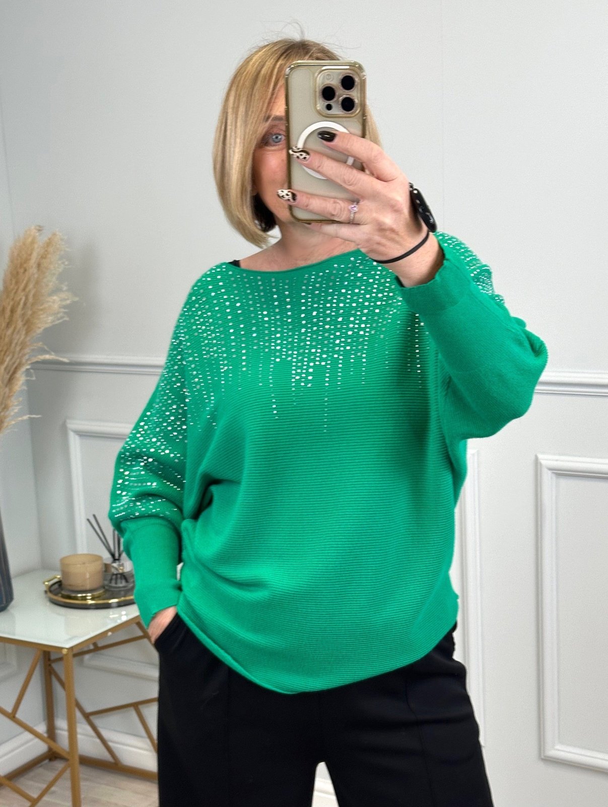 Twinkle Burst Jumper with matching badge