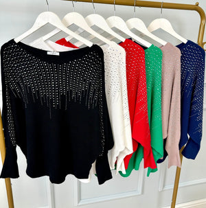 Twinkle Burst Sequin Jumper 8 - 16 Green - Susie's Boutique - | Women's Fashion Online