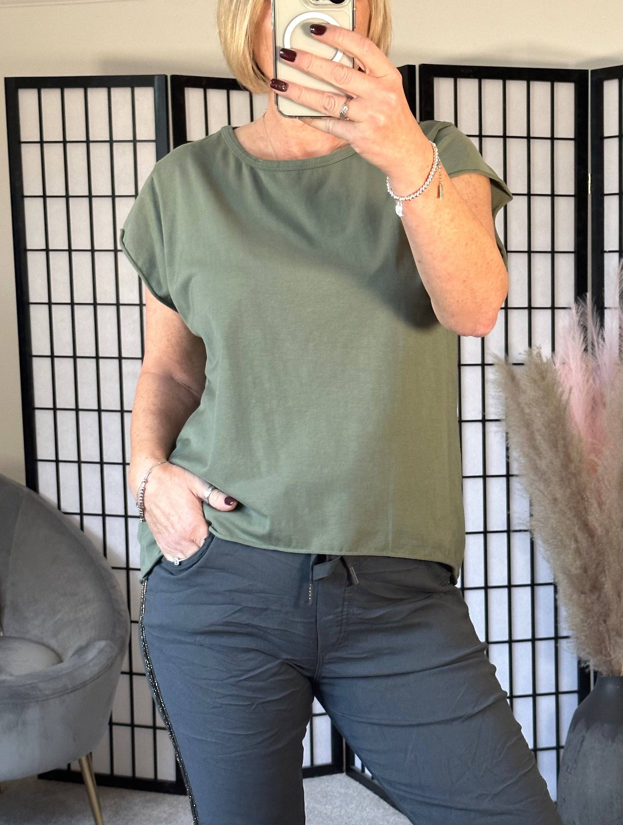 Lottie Dip Hem Essential T-Shirt  8-16 - Susie's Boutique