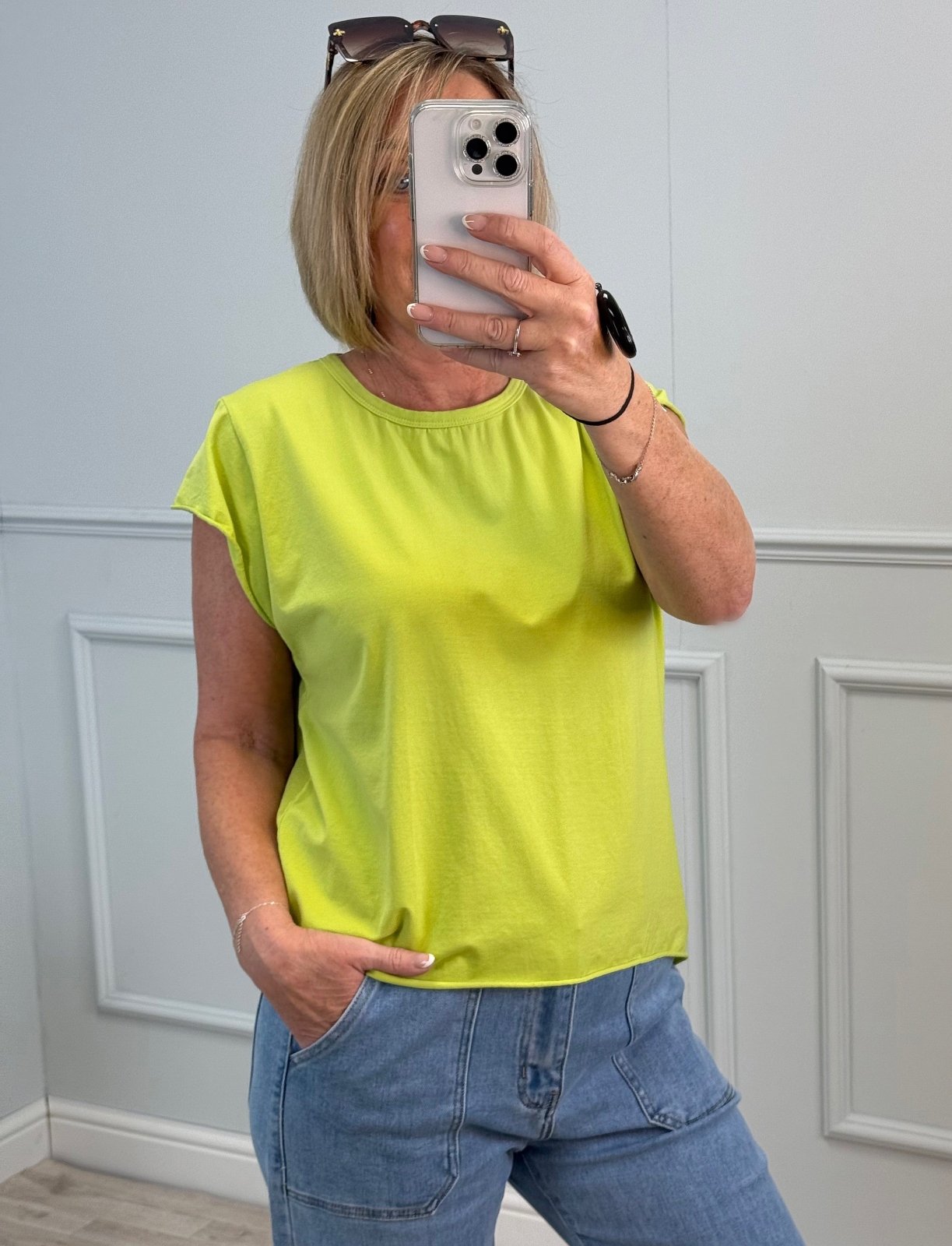 Lottie Dip Hem Essential T-Shirt 8 - 16 - Susie's Boutique - | Women's Fashion Online