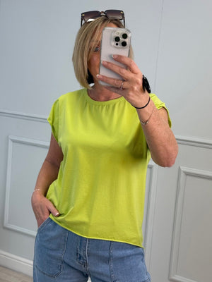 Lottie Dip Hem Essential T-Shirt 8 - 16 - Susie's Boutique - | Women's Fashion Online