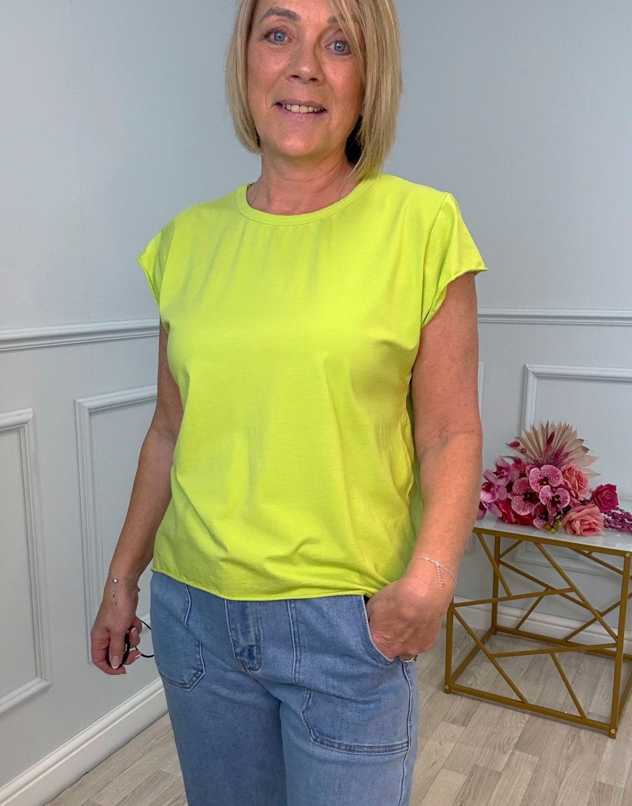 Lottie Dip Hem Essential T-Shirt 8 - 16 - Susie's Boutique - | Women's Fashion Online