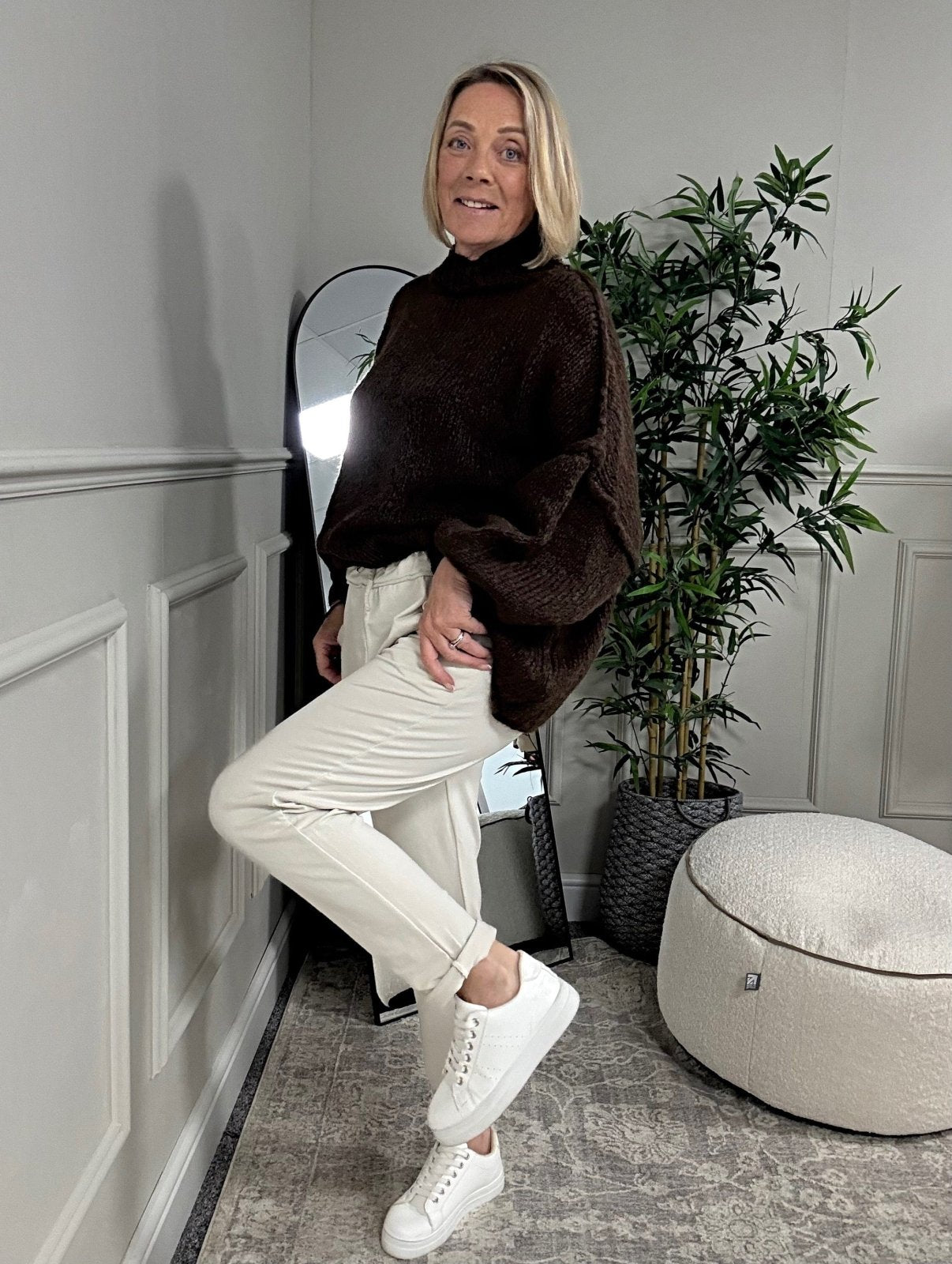 Essential Plain Joggers 8 - 16 Sand - Susie's Boutique - | Women's Fashion Online