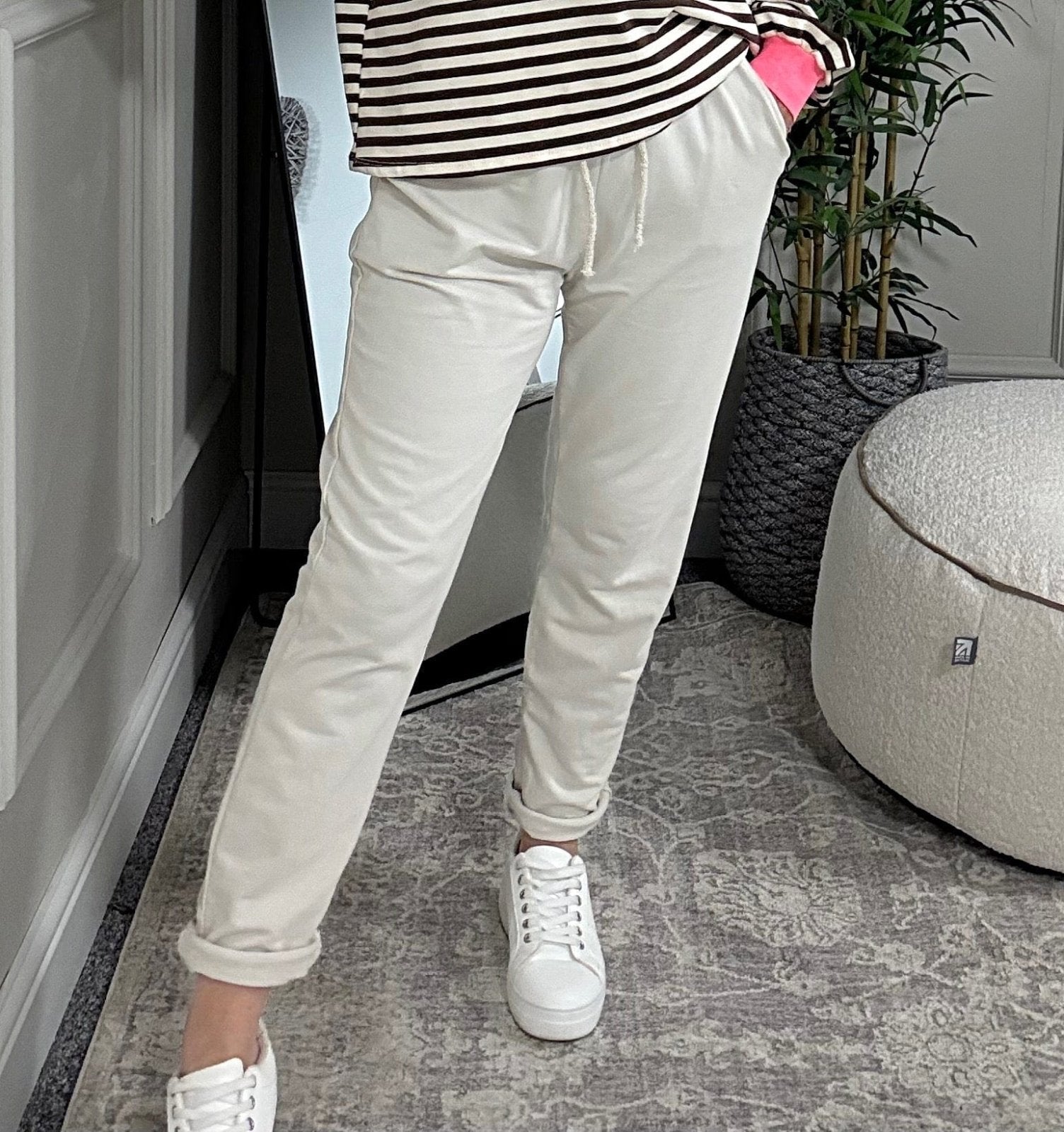 Essential Plain Joggers 8 - 16 Sand - Susie's Boutique - | Women's Fashion Online