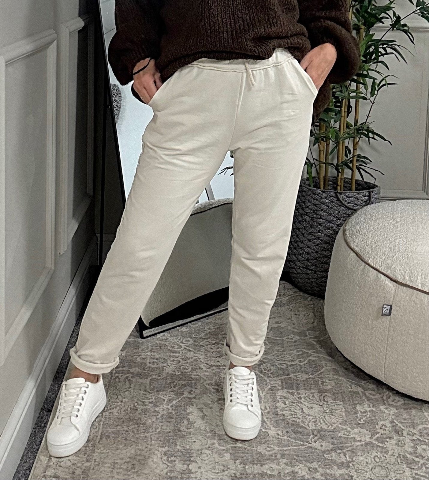 Essential Plain Joggers 8 - 16 Sand - Susie's Boutique - | Women's Fashion Online