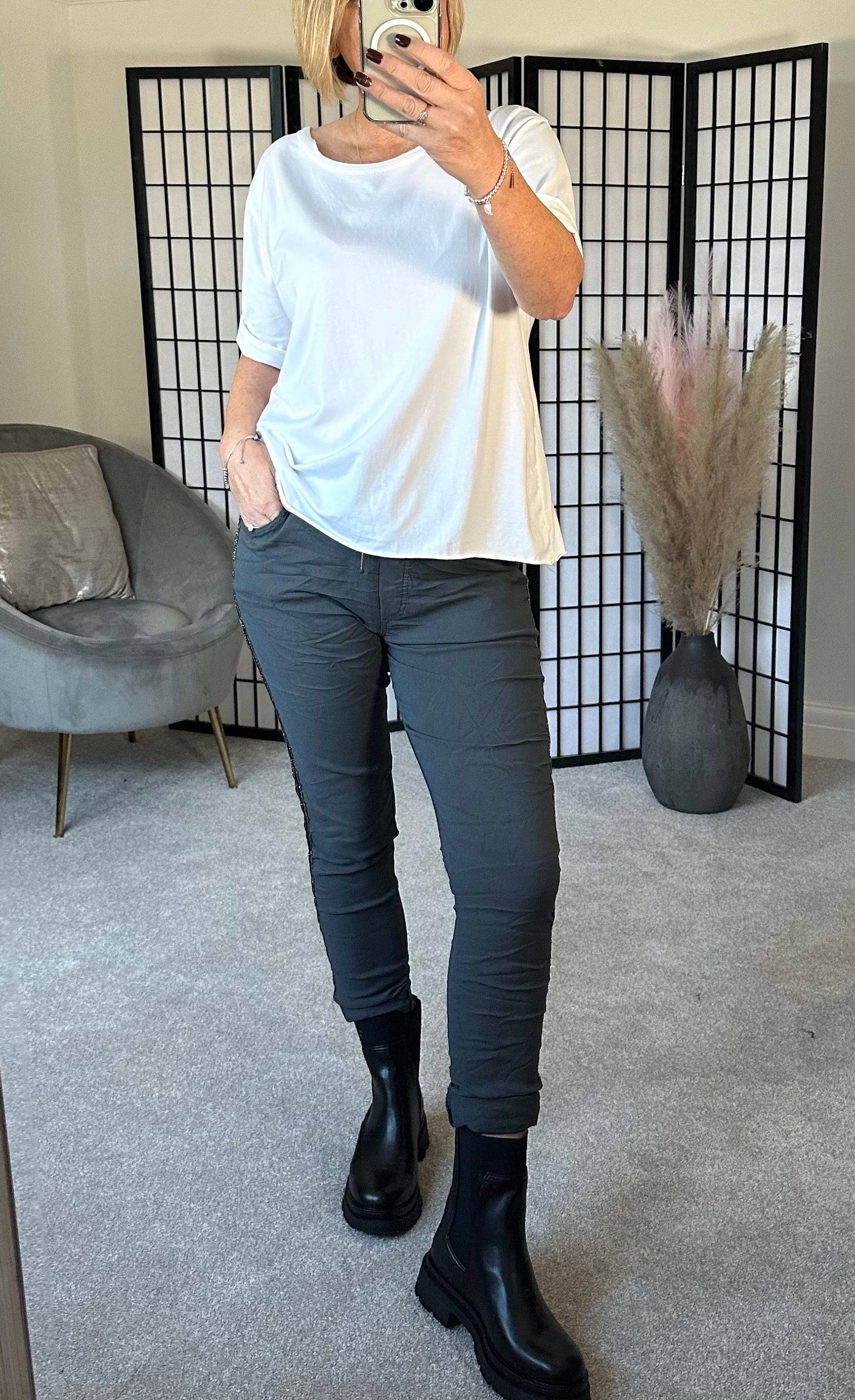 Elisa Essential Plain T-shirt 8-16 White - Susie's Boutique