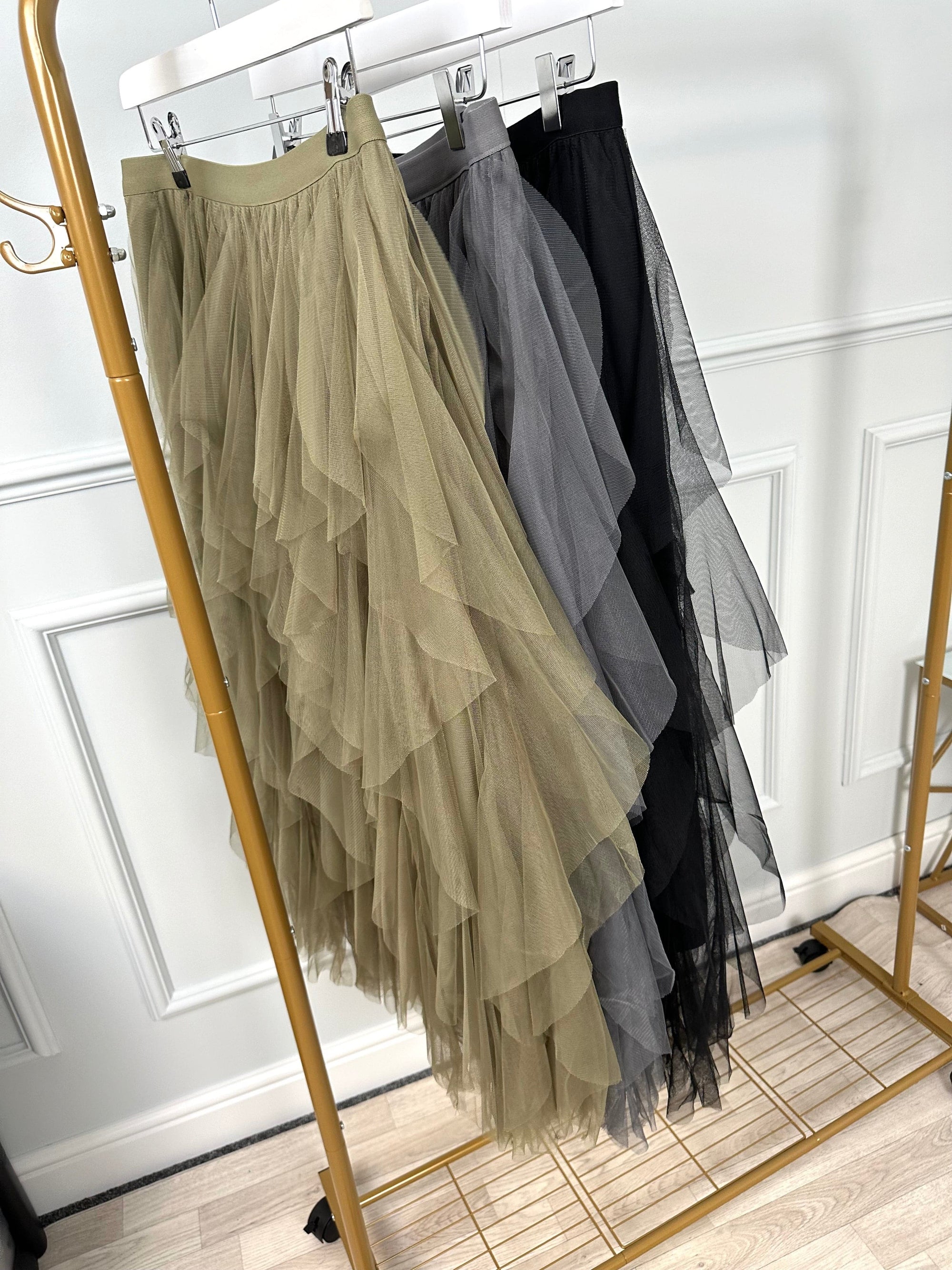 Lori Mesh Tulle Skirt 8-18 Black - Susie's Boutique