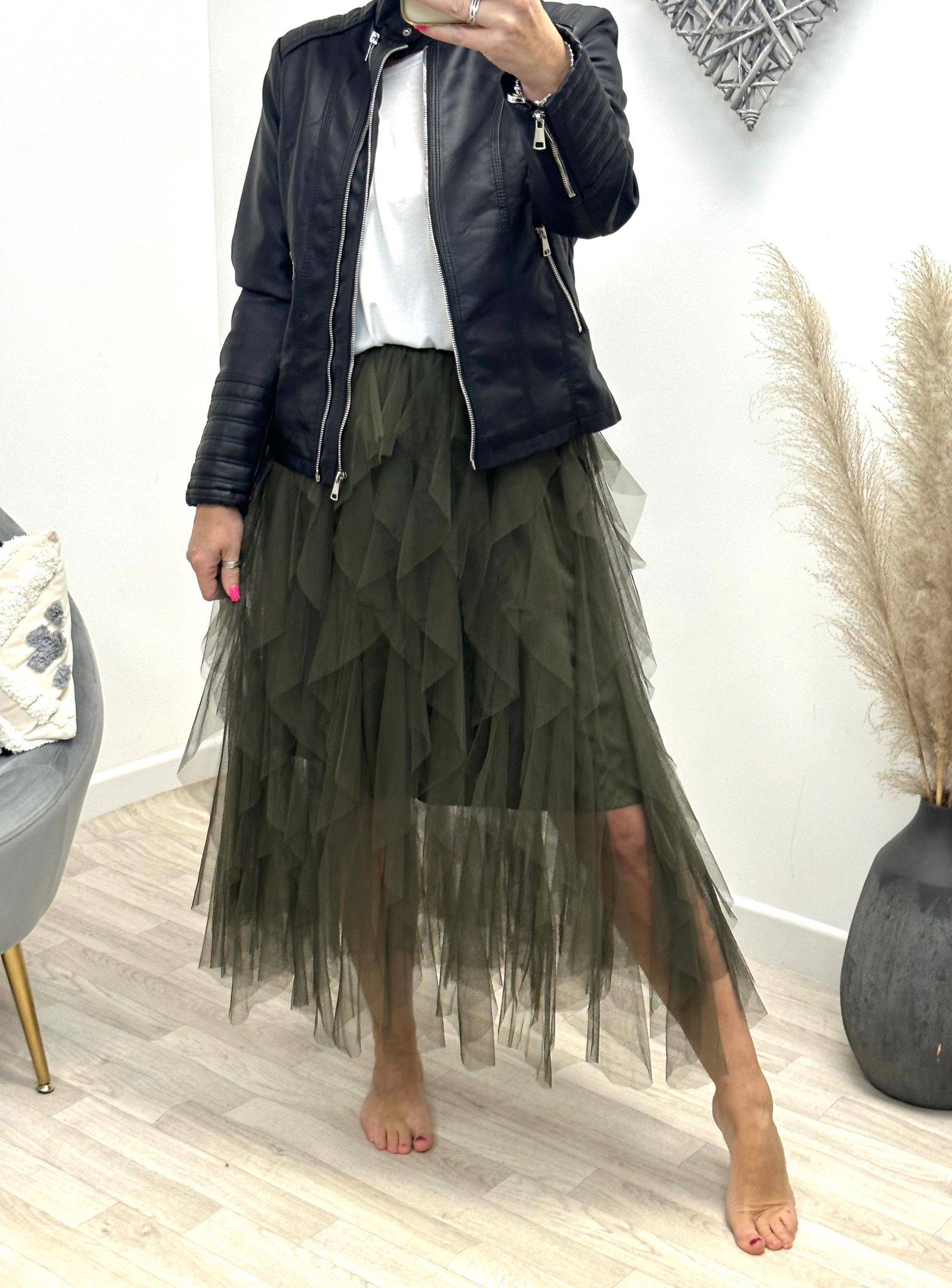 Mesh tulle skirt outlet