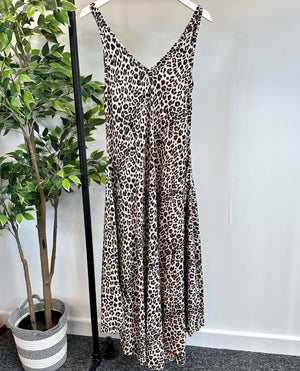 Sienna V-Neck Leopard Maxi Dress 8-18 NO RETURNS ON SALE ITEMS - Susie's Boutique