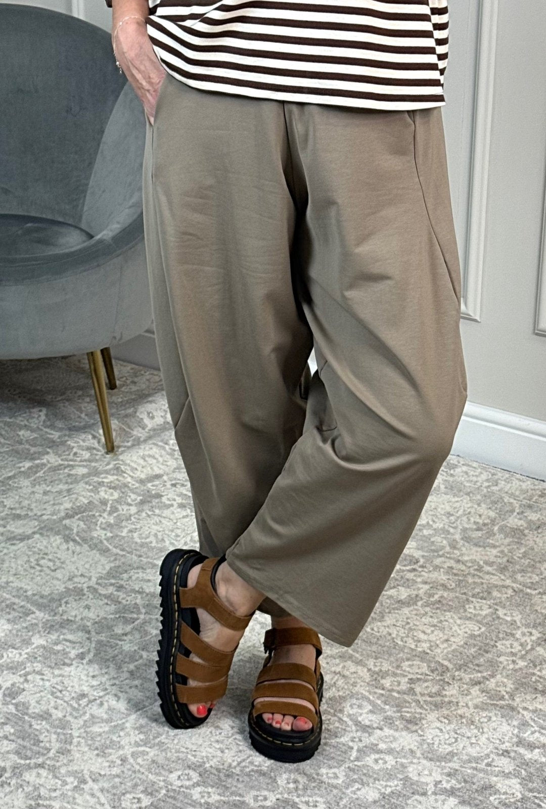 Georgia Cocoon Trousers / Joggers 8 - 20 Mocha - Susie's Boutique - | Women's Fashion Online